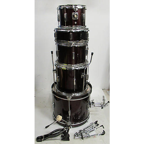 Rogue Rogue 5-Piece Complete Drum Set Drum Kit Wine Red
