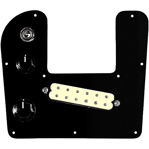 920d Custom Rogue Lap Steel Loaded Pickguard With Aged White Polyphonics Pickup Black