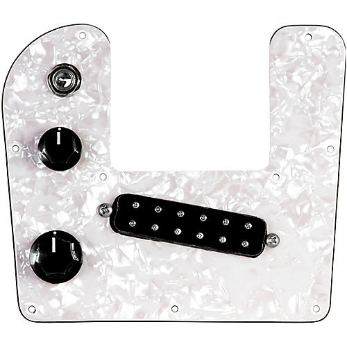 920d Custom Rogue Lap Steel Loaded Pickguard With Black Polyphonics Pickup White Pearl