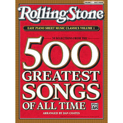 Alfred Rolling Stone Easy Piano Sheet Music Classics Volume 1 (Book)