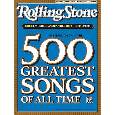 Alfred Rolling Stone Sheet Music Classics Volume 2: 1970s-1990s Piano, Vocal of Guitar Book