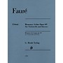 G. Henle Verlag Romance in A Major, Op. 69 Cello and Piano by Fauré