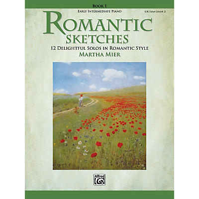 Alfred Romantic Sketches Early Intermediate Piano Book 1