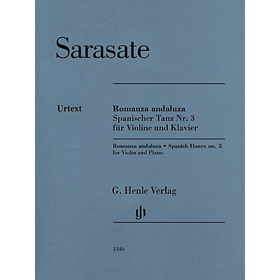 G. Henle Verlag Romanza Andaluza (Spanish Dance No. 3) Op. 22 No. 1 Violin and Piano