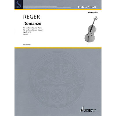 Schott Romanze WoO II/10 (Cello and Piano) String Series Softcover