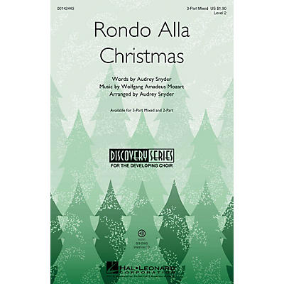 Hal Leonard Rondo Alla Christmas (Discovery Level 2) VoiceTrax CD Arranged by Audrey Snyder