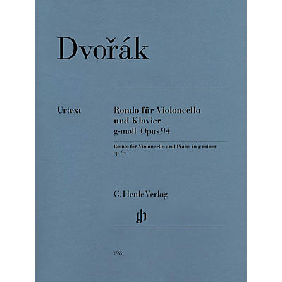 G. Henle Verlag Rondo for Violoncello and Piano G minor Op. 94 Henle Music Folios Series Softcover