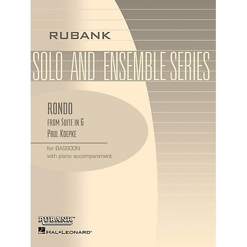 Rubank Publications Rondo (from Suite in G) (Bassoon Solo with Piano - Grade 3) Rubank Solo/Ensemble Sheet Series