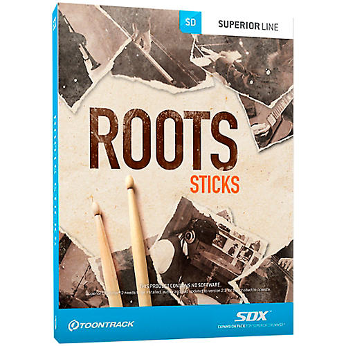 Toontrack Roots Sticks SDX Expansion Pack