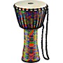 MEINL Rope Tuned Djembe with Synthetic Shell and Goat Skin Head 10 in. Kenyan Quilt