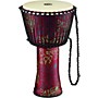 MEINL Rope Tuned Djembe with Synthetic Shell and Goat Skin Head 14 in. Pharaoh's Script