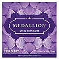 Medallion Strings Ropecore Steel Cello String Set 4/4 Size, Medium1/4 Size, Medium