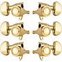 Grover Roto-Grip Locking Rotomatics 502 Series Standard Button Tuning Machines - Gold
