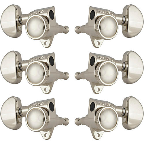 Grover Roto-Grip Locking Rotomatics 502 Series Standard Button Tuning Machines Nickel