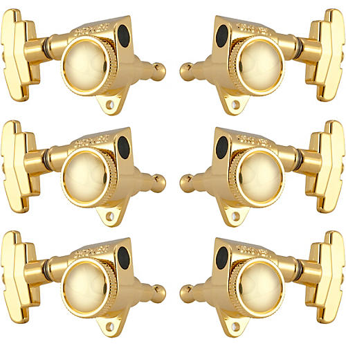 Grover Roto-Grip Locking Super Rotomatics 509 Series Tuning Machines Gold