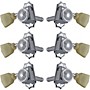 Open-Box Grover Roto-Grip Locking Vintage 533 Series Keystone Button Tuning Machines Condition 1 - Mint Chrome 3+3