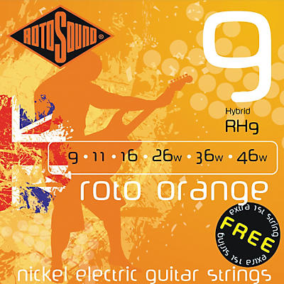 Rotosound Roto Orange Hybrid Electric Guitar Strings
