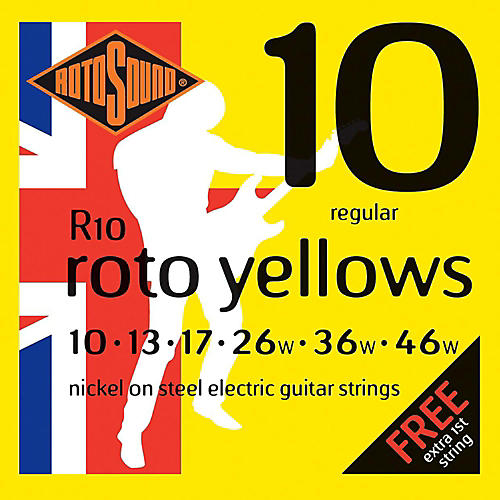 Roto Yellows Electric Guitar Strings