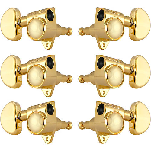 Grover Rotomatics 102 Series Standard Button Tuning Machines Gold