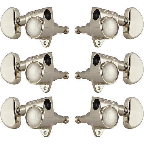 Grover Rotomatics 102 Series Standard Button Tuning Machines Nickel