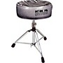 Open-Box Pork Pie Round Drum Throne Condition 1 - Mint Charcoal Glitter with Zebra Top