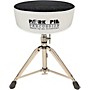 Open-Box Pork Pie Round Drum Throne Condition 1 - Mint Silver Sparkle with Black Swirl Top