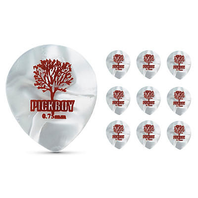 Pick Boy Round Pearl With Tree Cellulose Jazz Guitar Picks