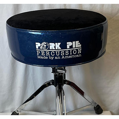Pork Pie Round Throne With Crushed Top Drum Throne