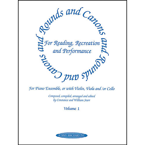 Rounds and Canons for Piano Ensemble or with Strings (Book)