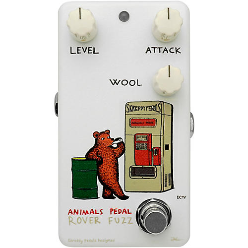 Animals Pedal Rover Fuzz V2 Effects Pedal Condition 1 - Mint White