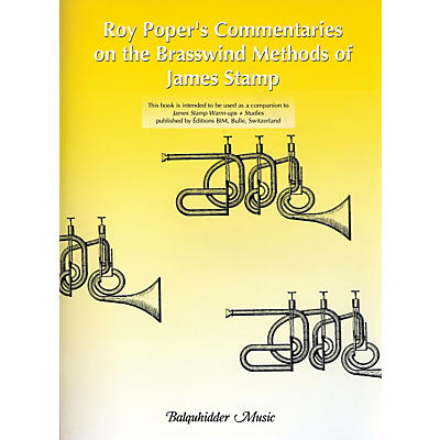 Carl Fischer Roy Poper's Commentaries on the Brasswind Methods of James Stamp Book