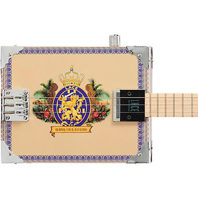 Lace Royalty Acoustic-Electric Cigar Box Guitar