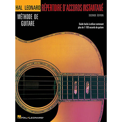 Hal Leonard Répertoire D'Accords Instantané - Seconde Édition Guitar Method Series Softcover Written by Various