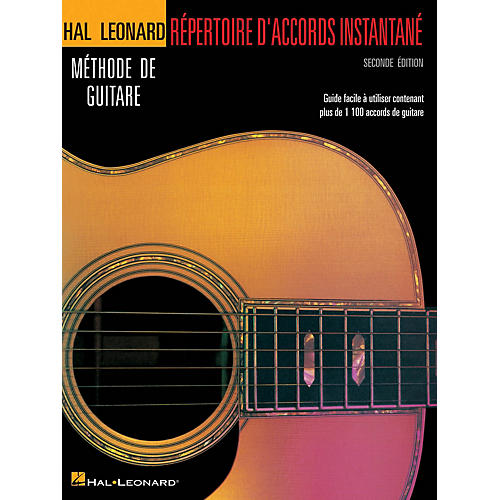 Hal Leonard Répertoire D'Accords Instantané - Seconde Édition Guitar Method Series Softcover Written by Various