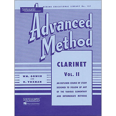 Hal Leonard Rubank Advanced Method for Clarinet Volume 2