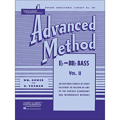 Hal Leonard Rubank Advanced Method for E Flat Or BB-Flat Bass Volume 2