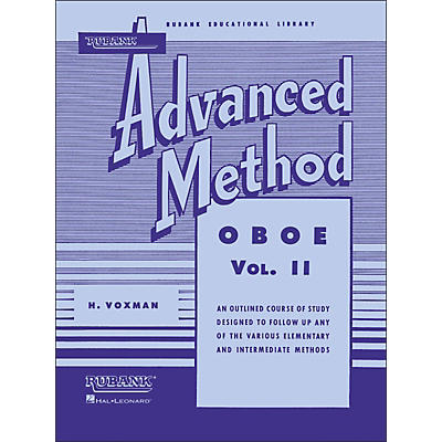 Hal Leonard Rubank Advanced Method for Oboe Volume 2