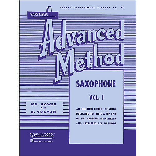 Hal Leonard Rubank Advanced Method for Saxophone Volume 1