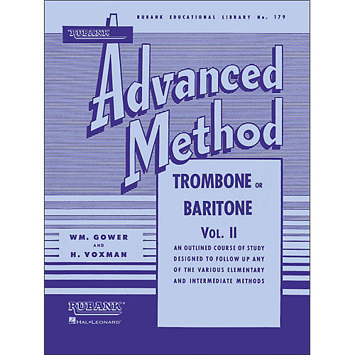 Rubank Advanced Method for Trombone Or Baritone Volume 2