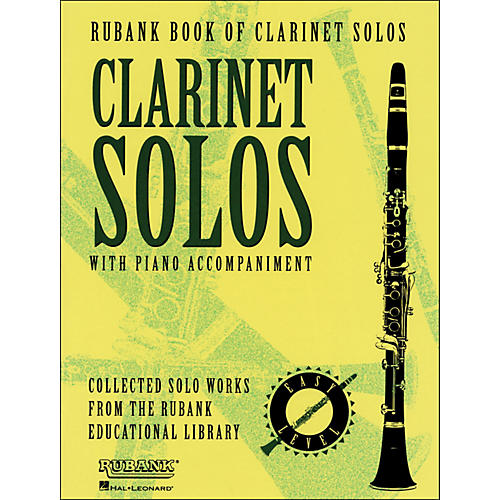 Hal Leonard Rubank Book Of Clarinet Solos Easy Level