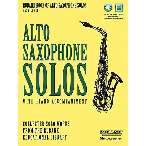Hal Leonard Rubank Book of Alto Sax Solos - Easy Level Book/Audio Online