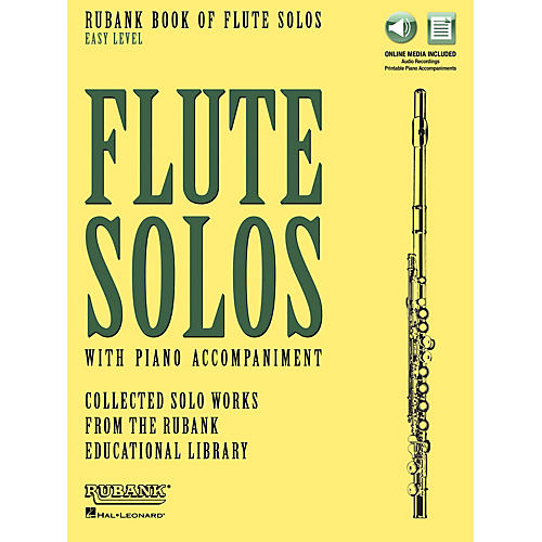 Rubank Publications Rubank Book of Flute Solos - Easy Level Rubank Solo Collection Series Softcover Media Online