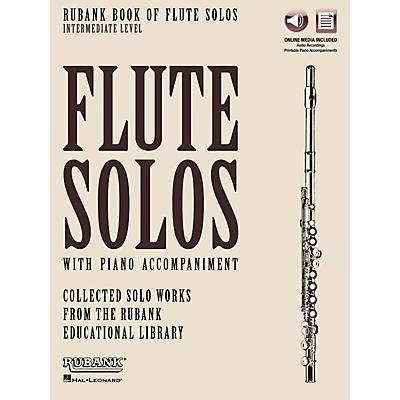 Rubank Publications Rubank Book of Flute Solos - Intermediate Level Rubank Solo Collection Series Softcover Media Online