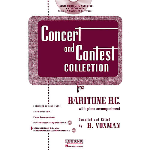 Rubank Concert And Contest Collection Baritone B.C. Book/Online Audio
