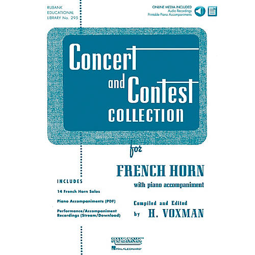Rubank Concert And Contest Collection F Horn Book/CD
