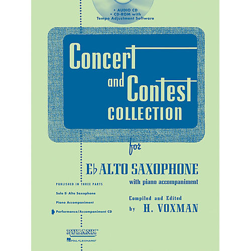 Rubank Concert And Contest For Alto Sax - Accompaniment CD