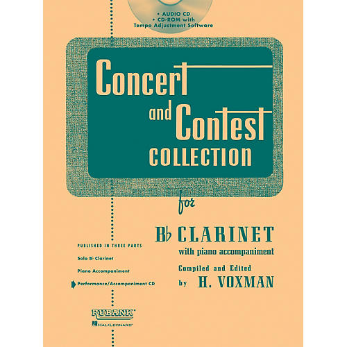 Rubank Concert And Contest For Clarinet - Accompaniment CD