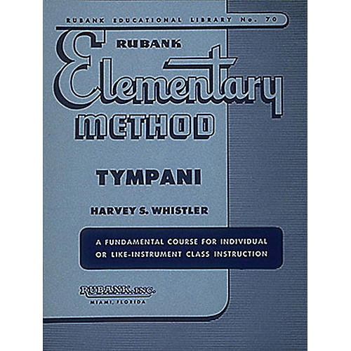 Hal Leonard Rubank Elementary Method - Timpani