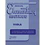 Hal Leonard Rubank Elementary Method - Viola