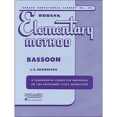 Hal Leonard Rubank Elementary Method Bassoon
